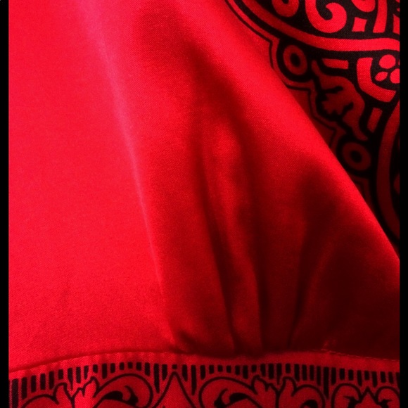 Black & red/pink dress. - Picture 2 of 2